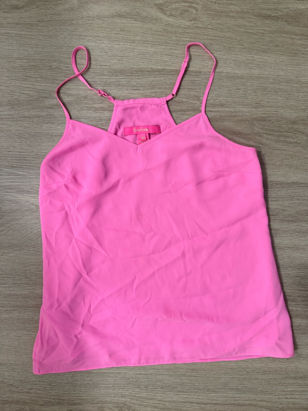Lilly Pulitzer Hot Pink Strappy Cami Slip
